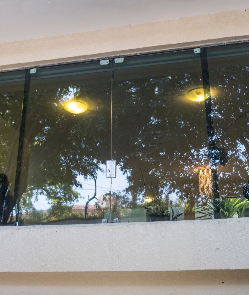 janela de vidro em Blumenau