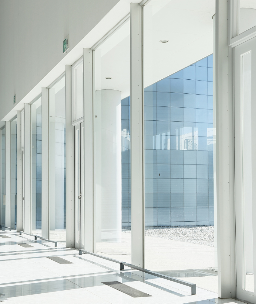 parede de vidro em Blumenau