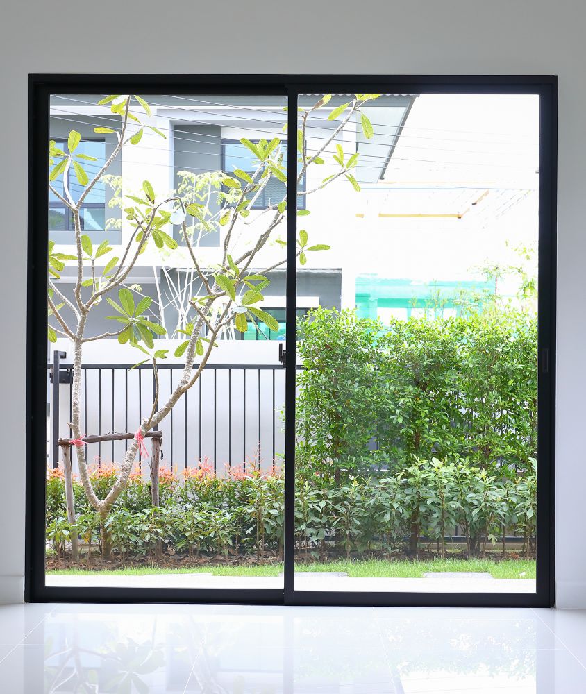 porta de vidro em Blumenau